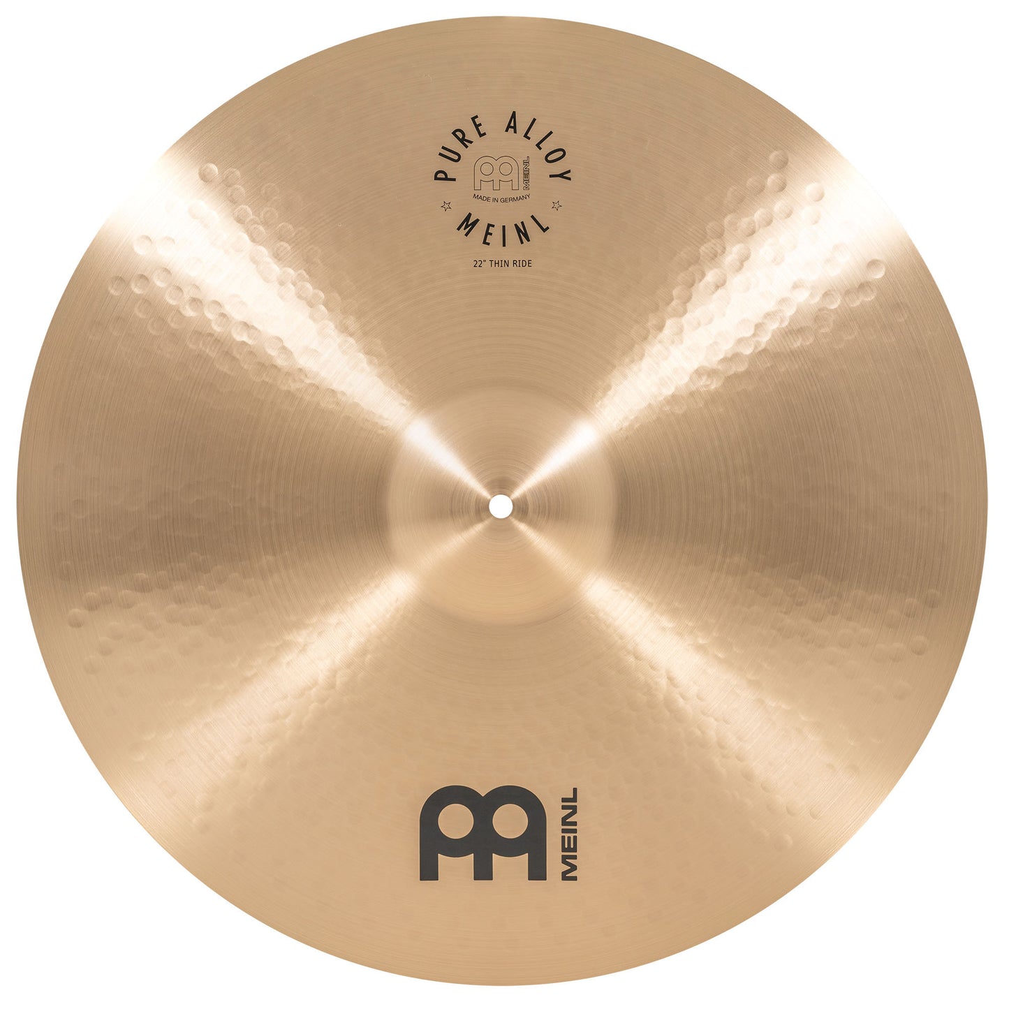 Thin Ride 22" Meinl Pure Alloy fini traditional martelé