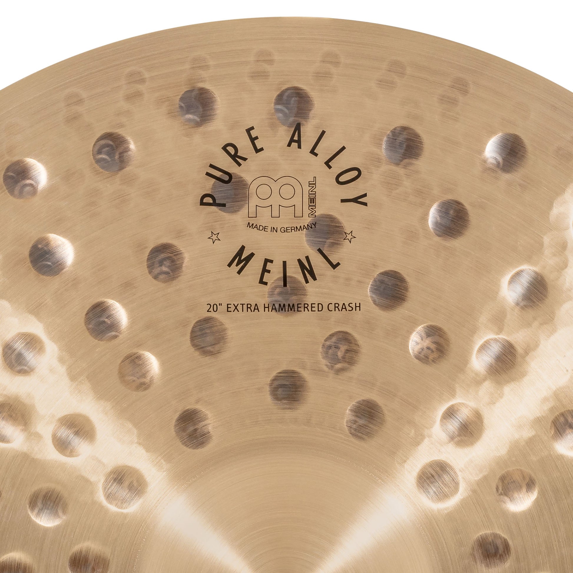 Crash 20" Extra Hammered Meinl Pure Alloy fini traditional martelé