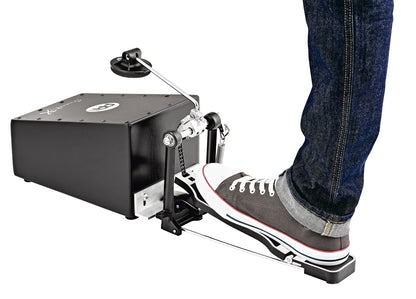 SNAREOX PRE-AMPLIFIE MEINL NOIR + BATTE L, ÉVENT A L'AVANT, BOULEAU, RAIL DE MONTAGE EN ALUMINIUM, SNARE, PIEZO