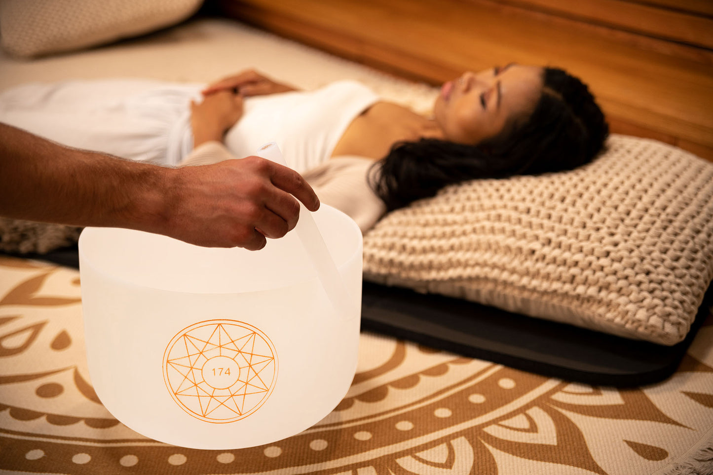 SINGING BOWL SONIC CRISTAL 12",  174 HZ