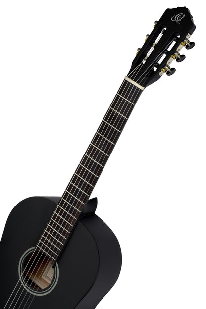 RST5MBK, table épicéa, fond & éclisses catalpa, touche & chevalet sonokeling, sillet 52 mm, diapason 650 mm, noir satiné