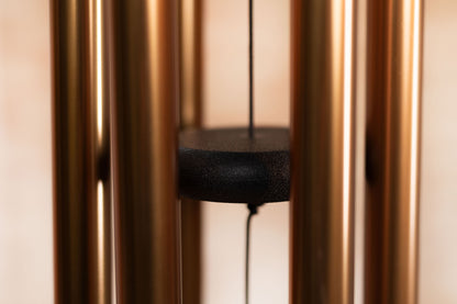 CHIMES SONIC ENERGY MOON 32", BRONZE