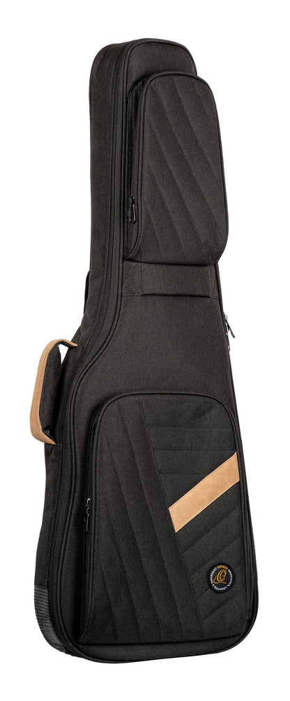 OGBEG-DLX-BK, housse Deluxe pour guitare électrique, coton résistant et déperlant, rembourrage intérieur 20mm, 2 poches, noir