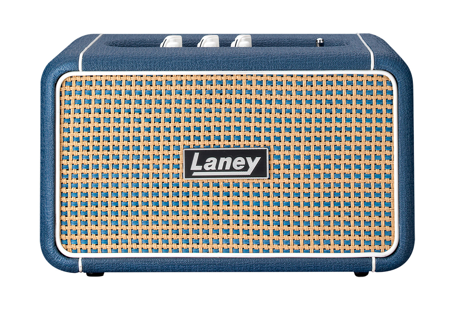 Enceinte amplifiée stéréo SOUND SYSTEM F67, look Lionheart, Bluetooth 4.1, 1 x 4" double bobine, 2 tweeters à dôme 0.8", bleu