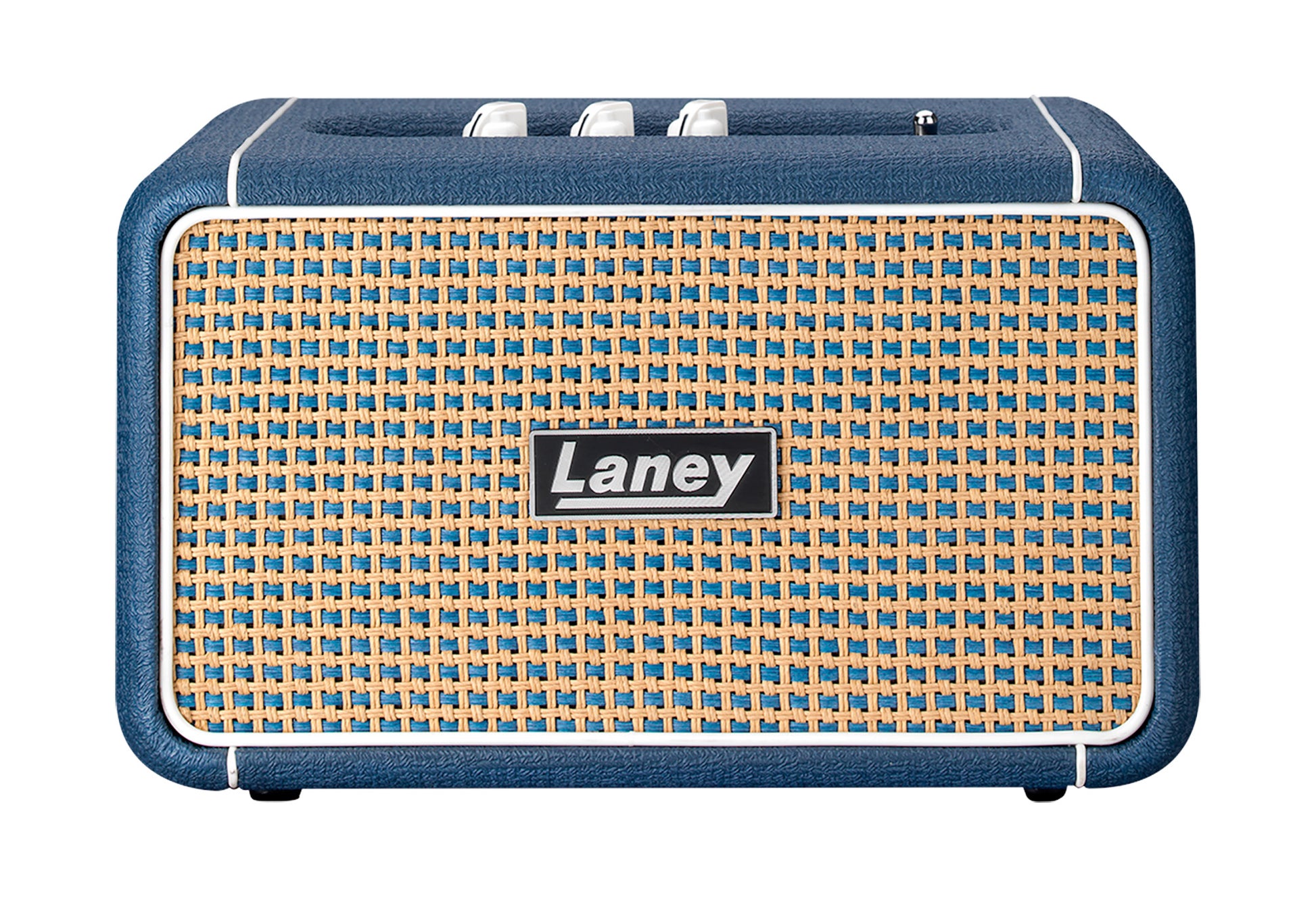 Enceinte amplifiée stéréo SOUND SYSTEM F67, look Lionheart, Bluetooth 4.1, 1 x 4" double bobine, 2 tweeters à dôme 0.8", bleu