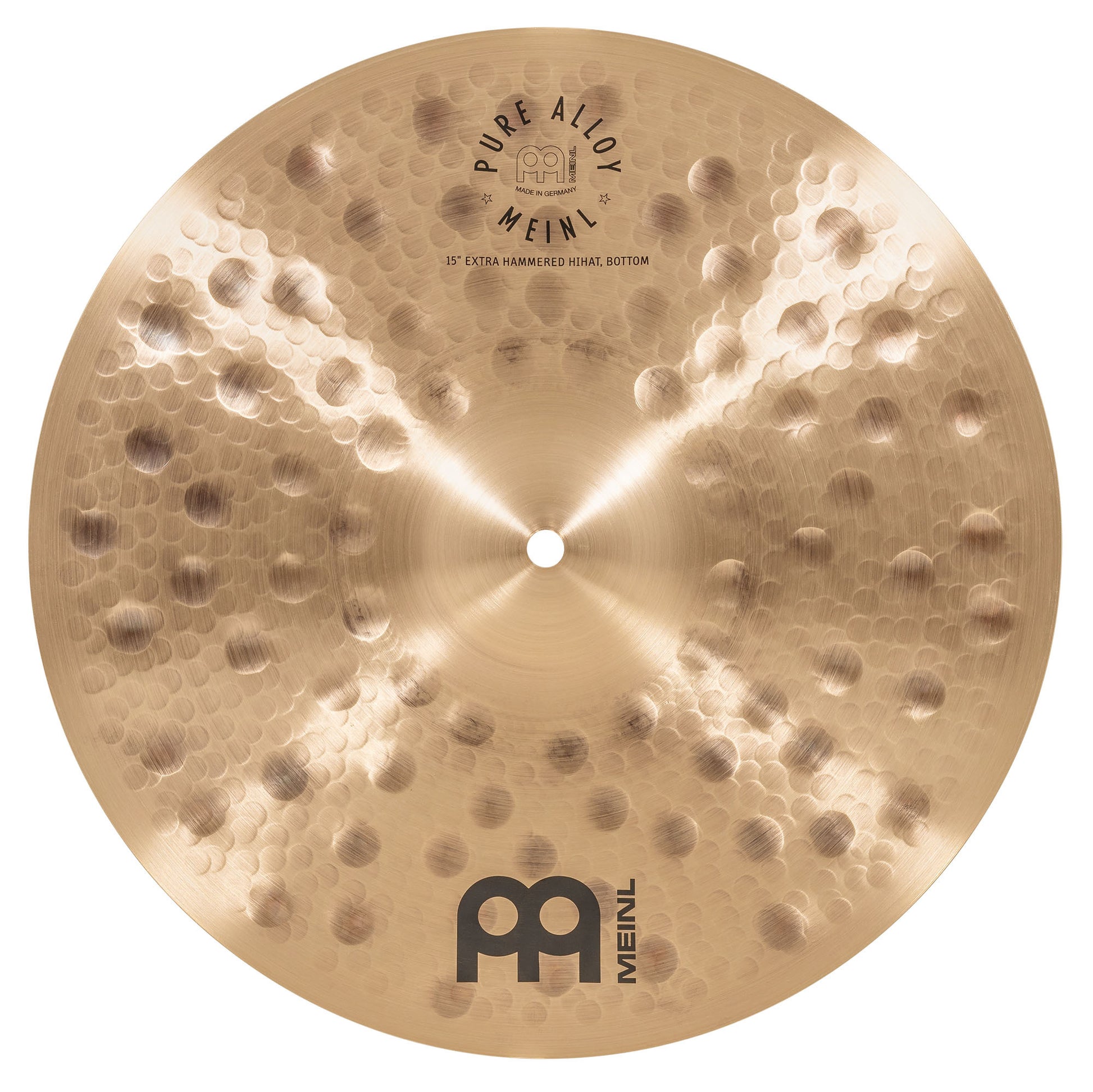 Hithat 15" Extra Hammered Meinl Pure Alloy fini traditional martelé