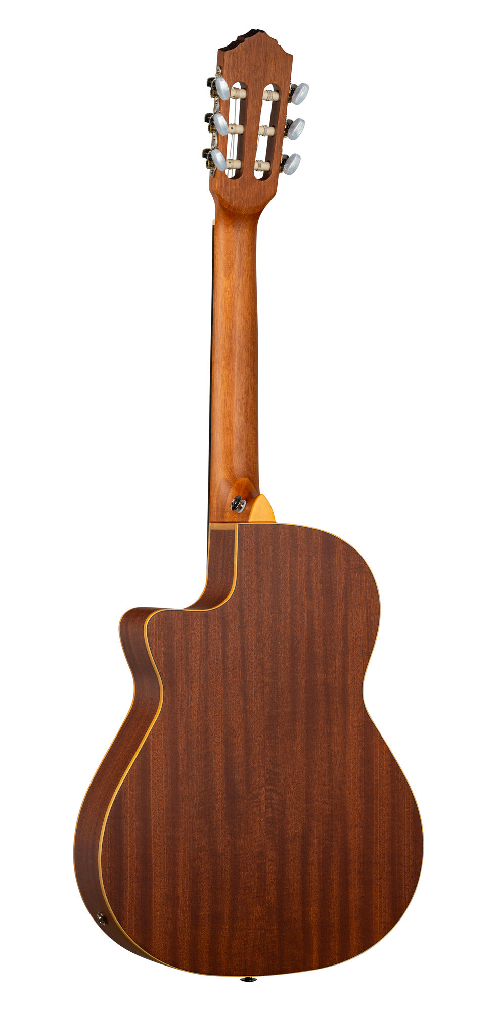 RCE125-34, corps Thinline, pan coupé, EQ Magus X/G, table épicéa, f/e acajou, sillet 45 mm, housse, naturel satiné