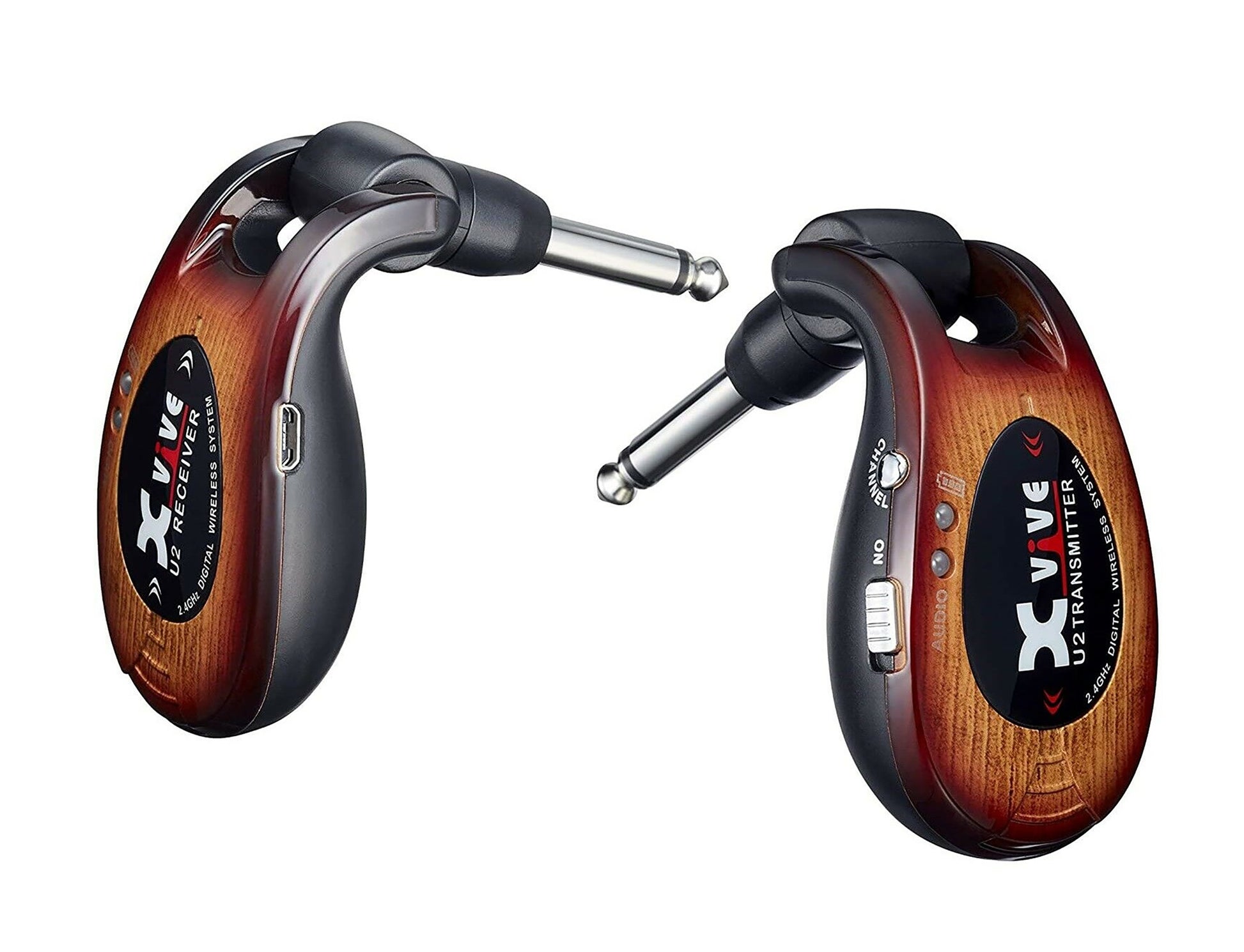 Système sans-fil pour guitare U2, bande de fréquence 2.4 GHz, conversion A/D 24-bit, câble USB, sunburst (édition limitée)