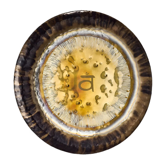 SACRAL CHAKRA GONG, 24" / 60 CM, 210,42, FINITION TRADITIONNELLE