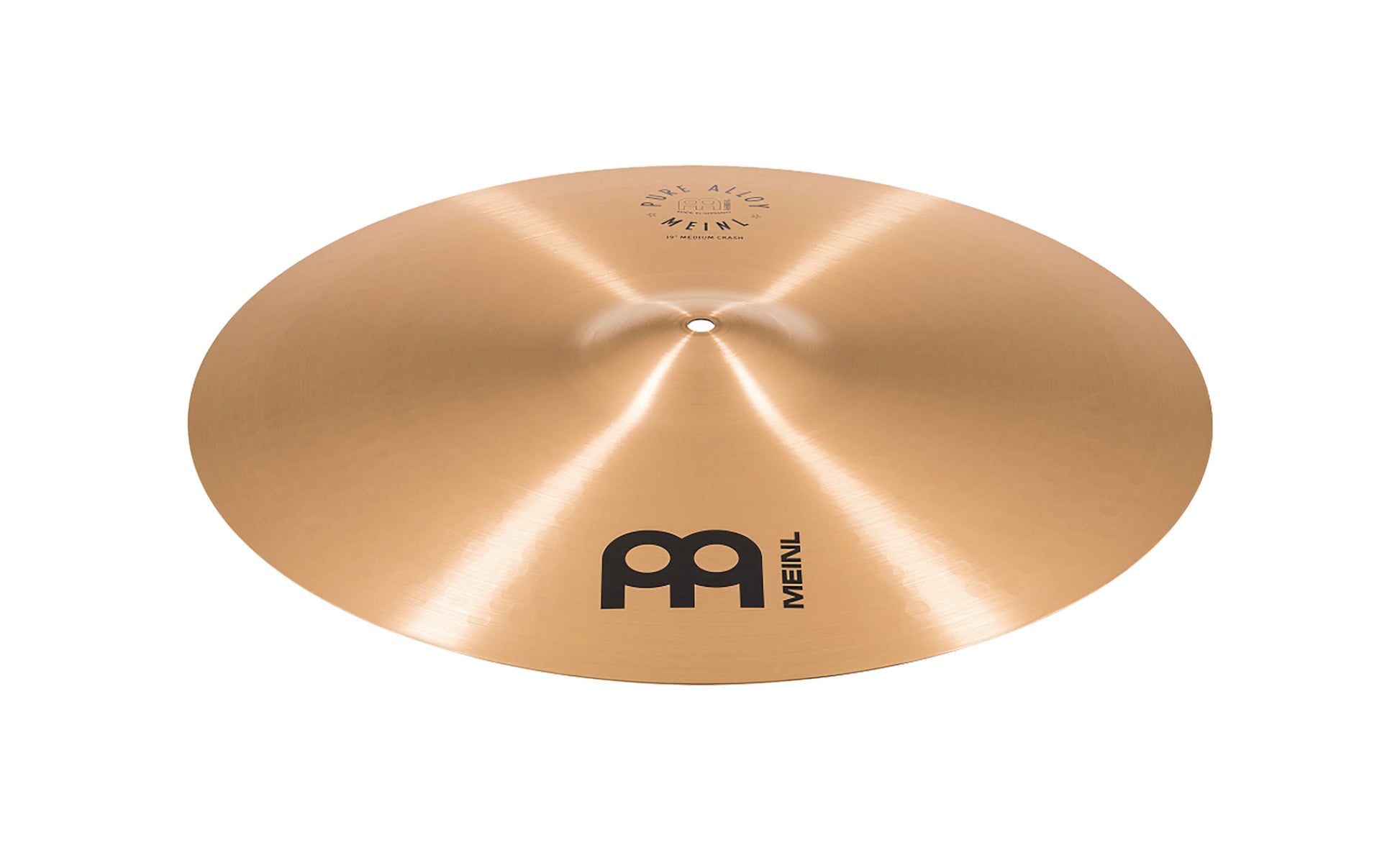 CRASH MEINL 19" MEDIUM PURE ALLOY, ALLIAGE TRADITIONNEL