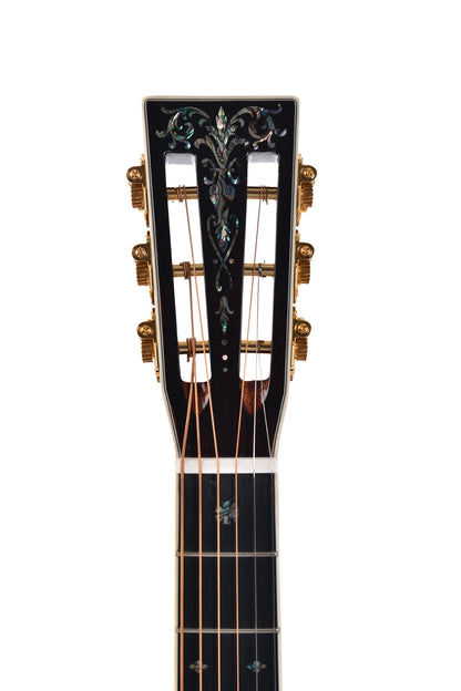 Modèle SDR-42S, série Custom, Dreadnought, table épicéa massif, f/e palissandre massif, touche ébène, soft case, naturel