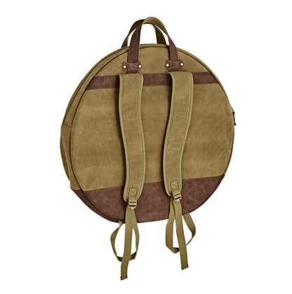 HOUSSE MEINL CYMBALES 22" TOILE CIREE VINTAGE KHAKI