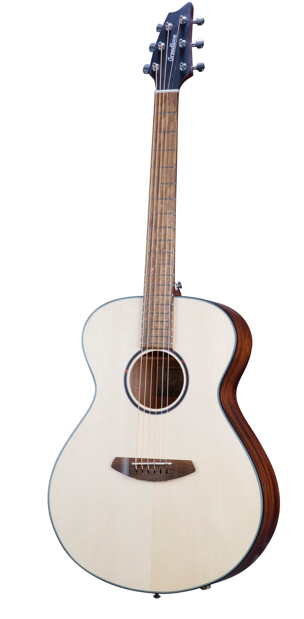 DISCOVERY S CONCERT, table épicéa européen massif, fond & éclisses acajou, naturel satiné