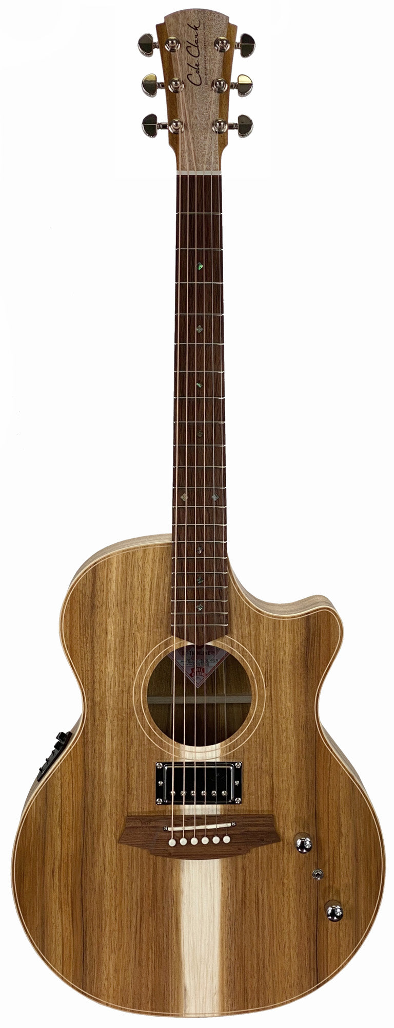 Thinline 2 HUM, Grand Auditorium, pan coupé, EQ 3 voix PG3, humbucker, table blackwood massif, f/e blackwood massif, étui