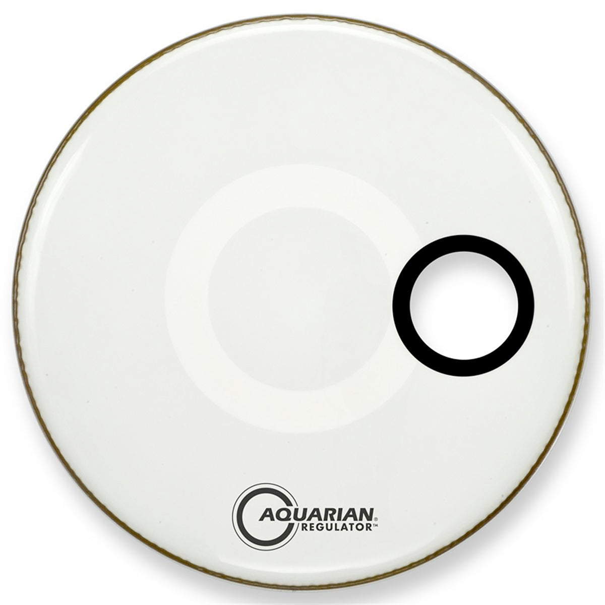Peau Regulator 18", trou 4.75", blanche