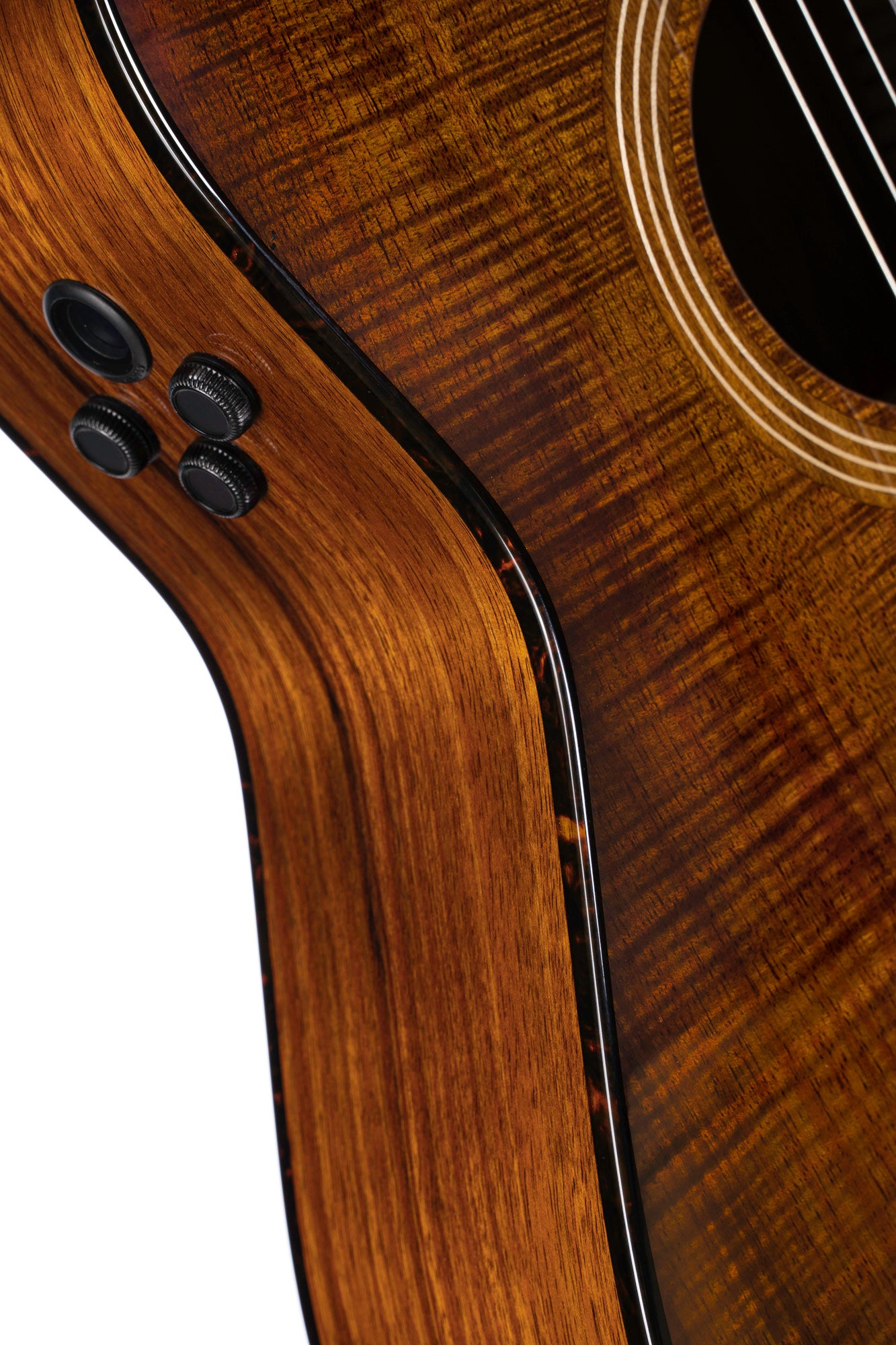 LUXE NYLON, Frank Gambale Signature, forme Concert, table blackwood massif, f/e blackwood massif, EQ Fishman, naturel brillant