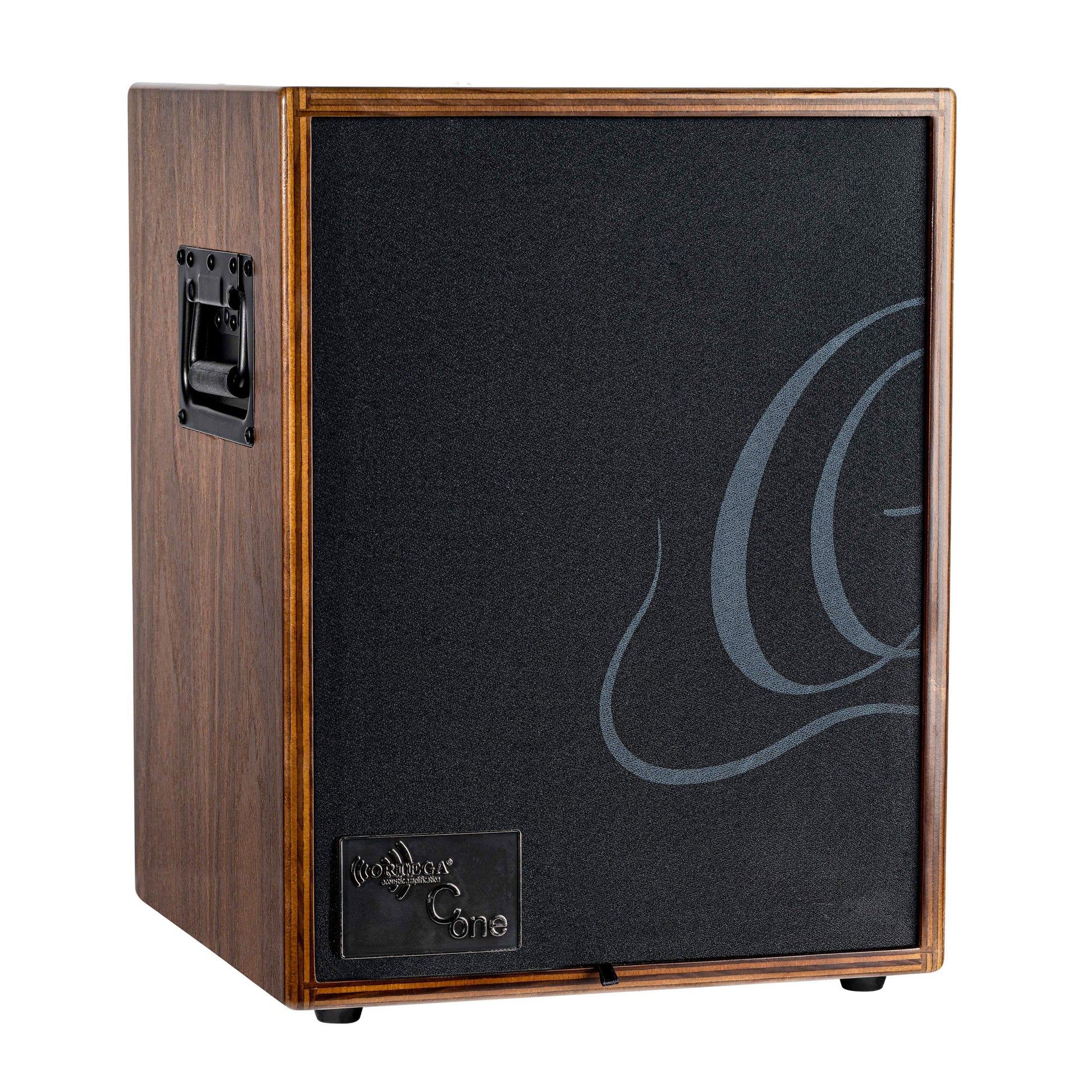 CONE-WND, ampli combo guitare acoustique 100W, deux canaux, réverb & chorus intégrés, avec housse, noyer foncé satiné et noir