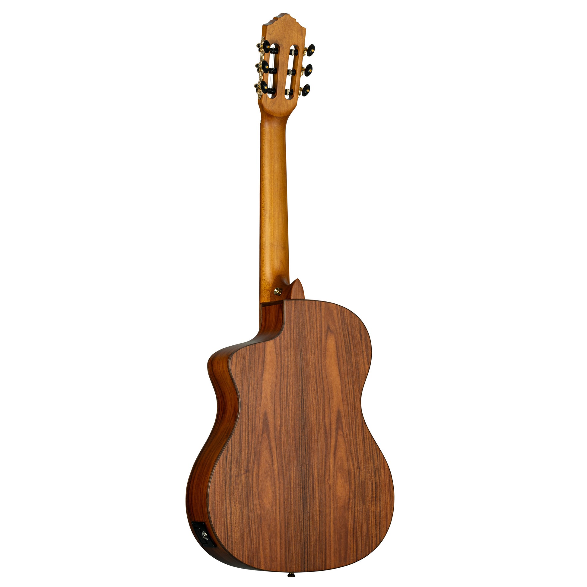 RCE23RO, pan coupé, EQ MagusPro, table épicéa massif torréfié, fond & éclisses pao ferro, manche érable torréfié, housse, marron