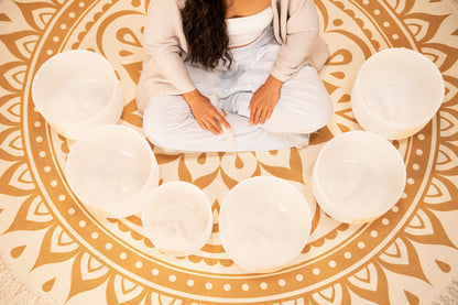 SET SINGING BOWL SONIC CRISTAL SOLFEGGIO