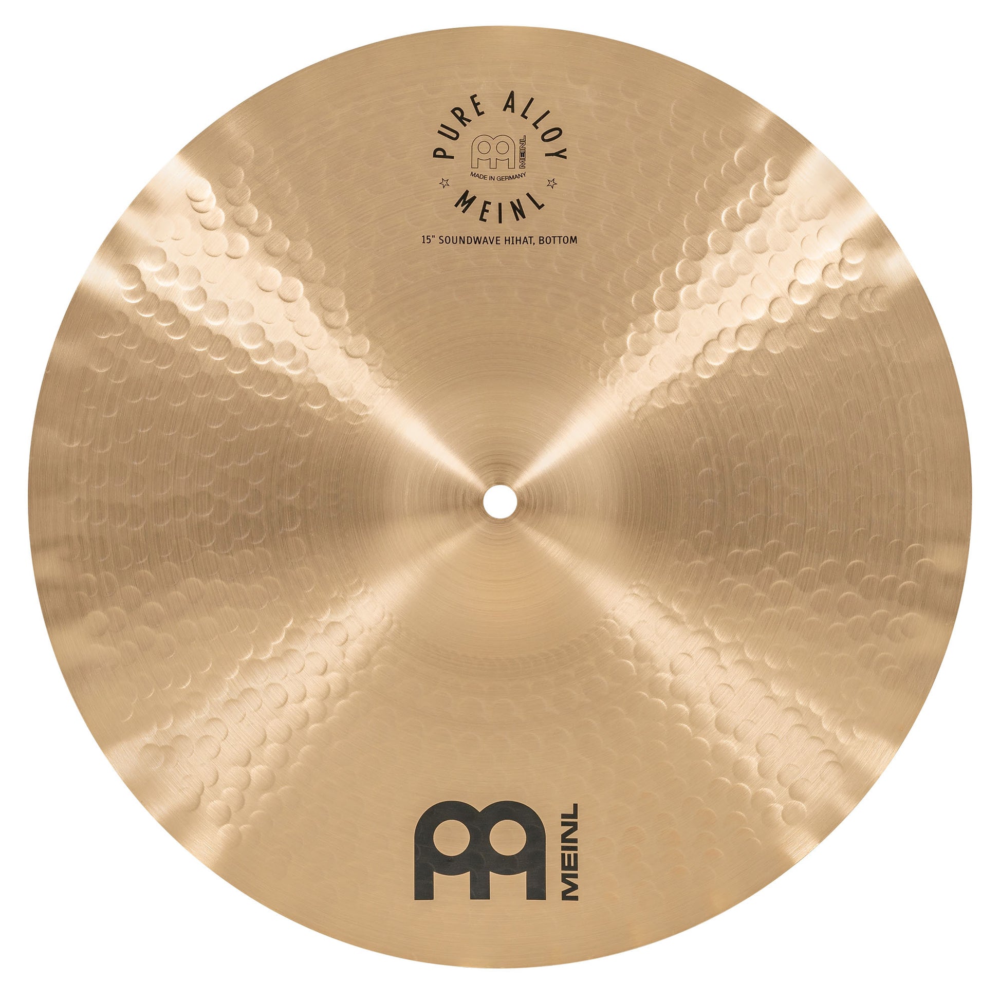 Hithat 15" Soundwave Meinl Pure Alloy fini Traditional martelé