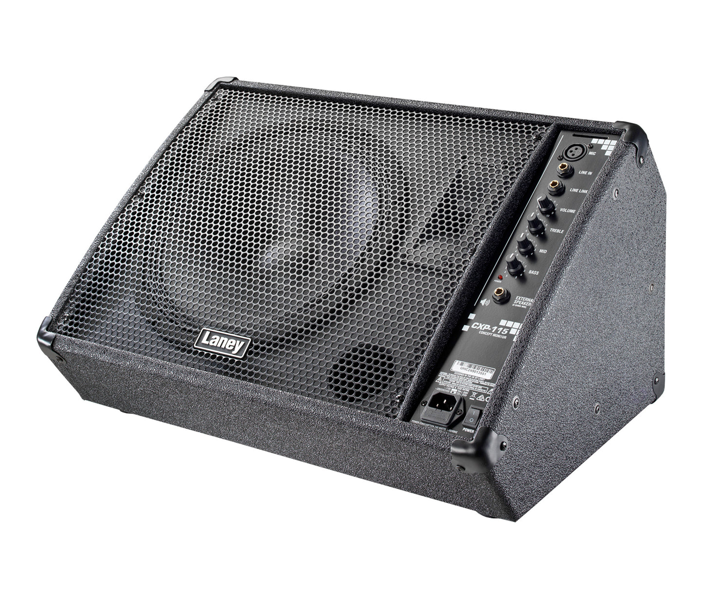 Retour actif 150W (300W sous 4 ohms), HP 15"+ trompe HF, 24.5 kg