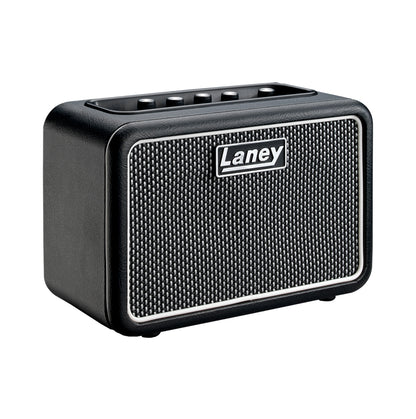 Ampli guitare stéréo 2x 3W, connexion Bluetooth, look Supergroup, 2x HP 3", 2 canaux, connectique LSI, noir