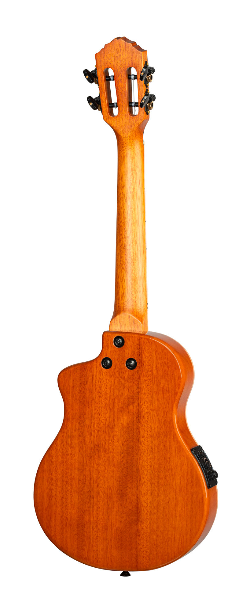 RTPX-U-FMA, modèle Tourplayer Ténor, pan coupé, EQ Magus X/U, table érable flammé, f/e okoumé, manche acajou, housse, bleu