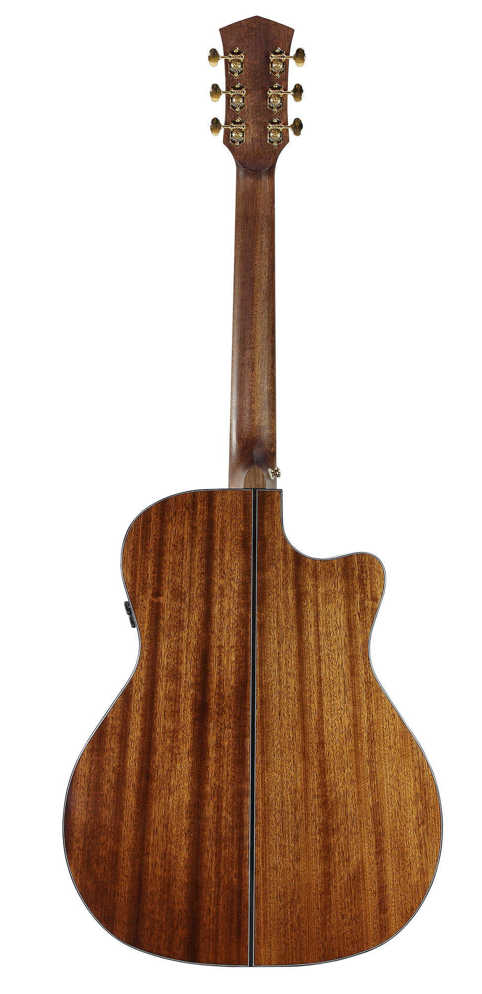 GOLD-A6, forme Grand Auditorium, table épicéa massif torréfié, f/e acajou massif, EQ Fishman Flex Blend, naturel, gaucher