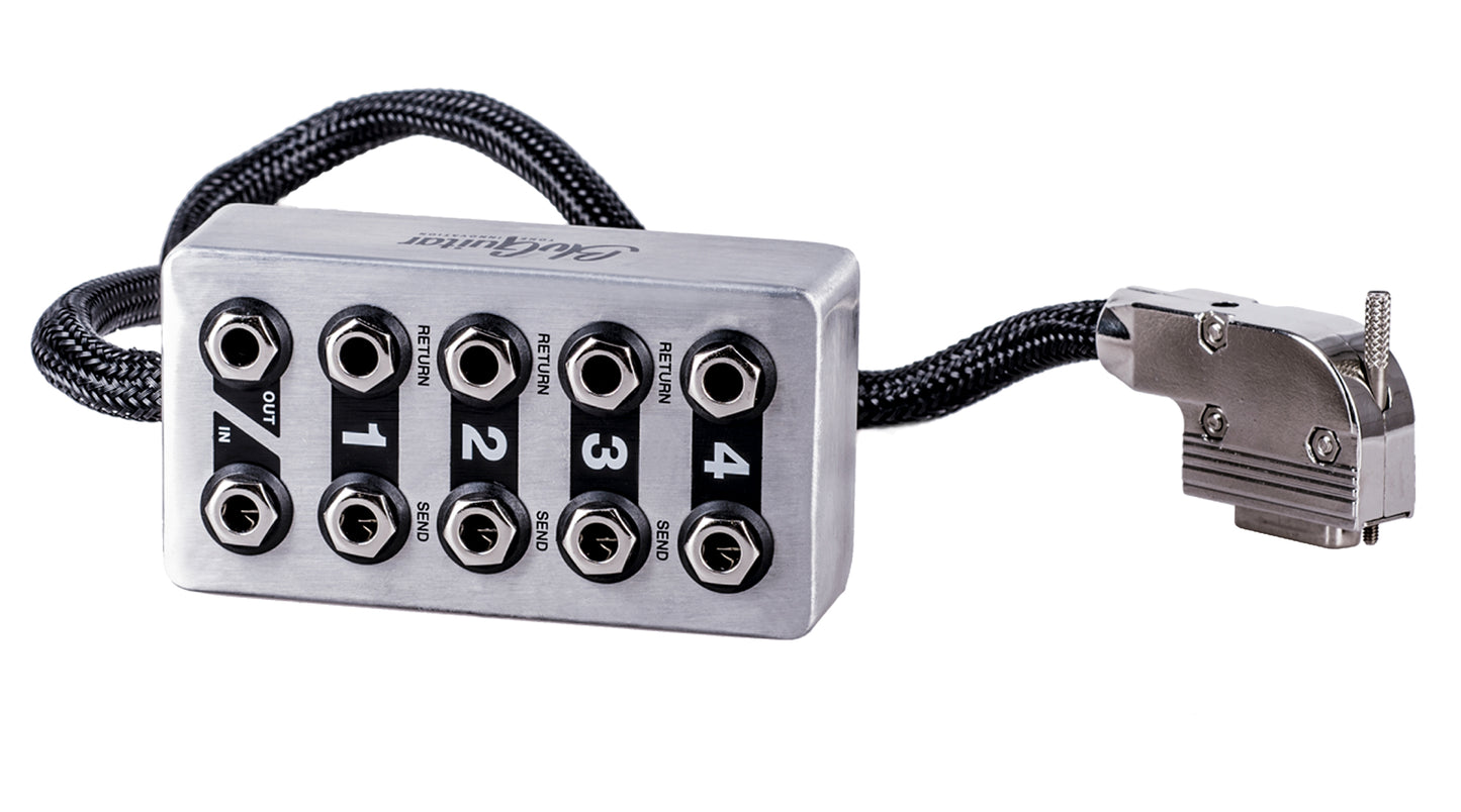 Module LOOPERKIT pour pédalier REMOTE1, permet d'ajouter 4 boucles d'effet"True Bypass" mono assignables à chaque preset, gris