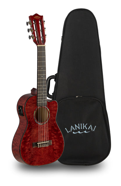 Guitarlélé Lanikai érable pommelé QM-RDCEG