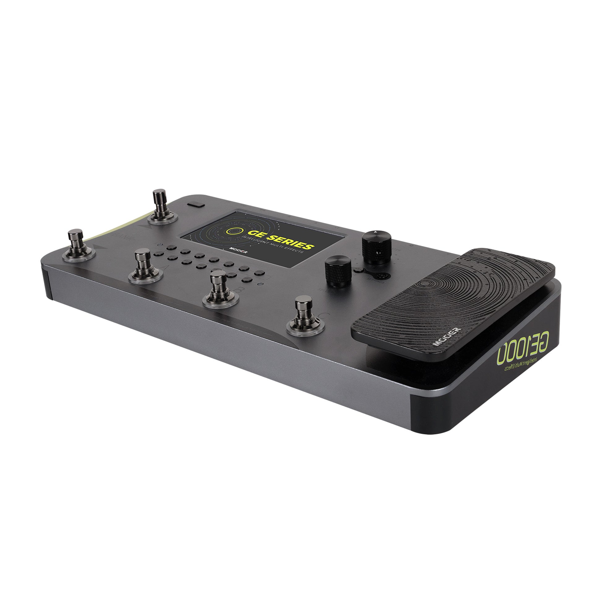 Pédalier multi-effets GE1000, fichiers MNRS provenant du cloud GE (IR, 2048pts d'échantillonnage), 255 presets utilisateur, noir