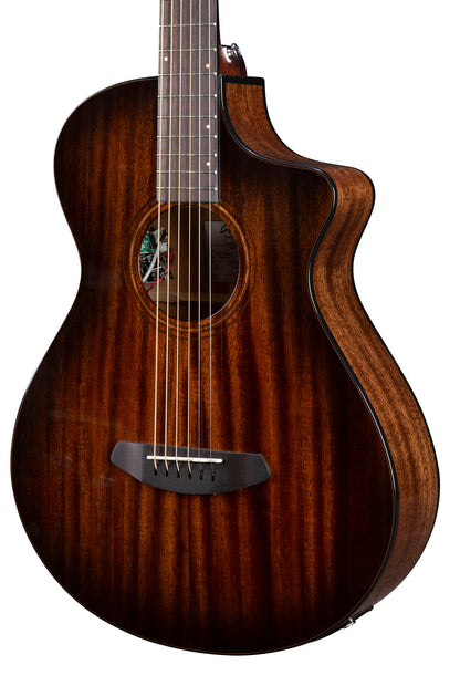 WILDWOOD PRO CONCERTINA SUEDE CE, pan coupé, table acajou massif, f/e acajou massif, EQ Fishman Flex Plus-T, housse