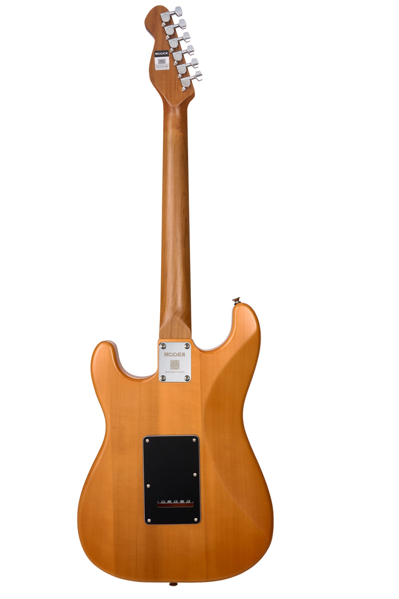 MOOER MSC10 ELITE, corps peuplier, manche érable torréfié satiné, touche ébène tech, naturel brillant, avec housse