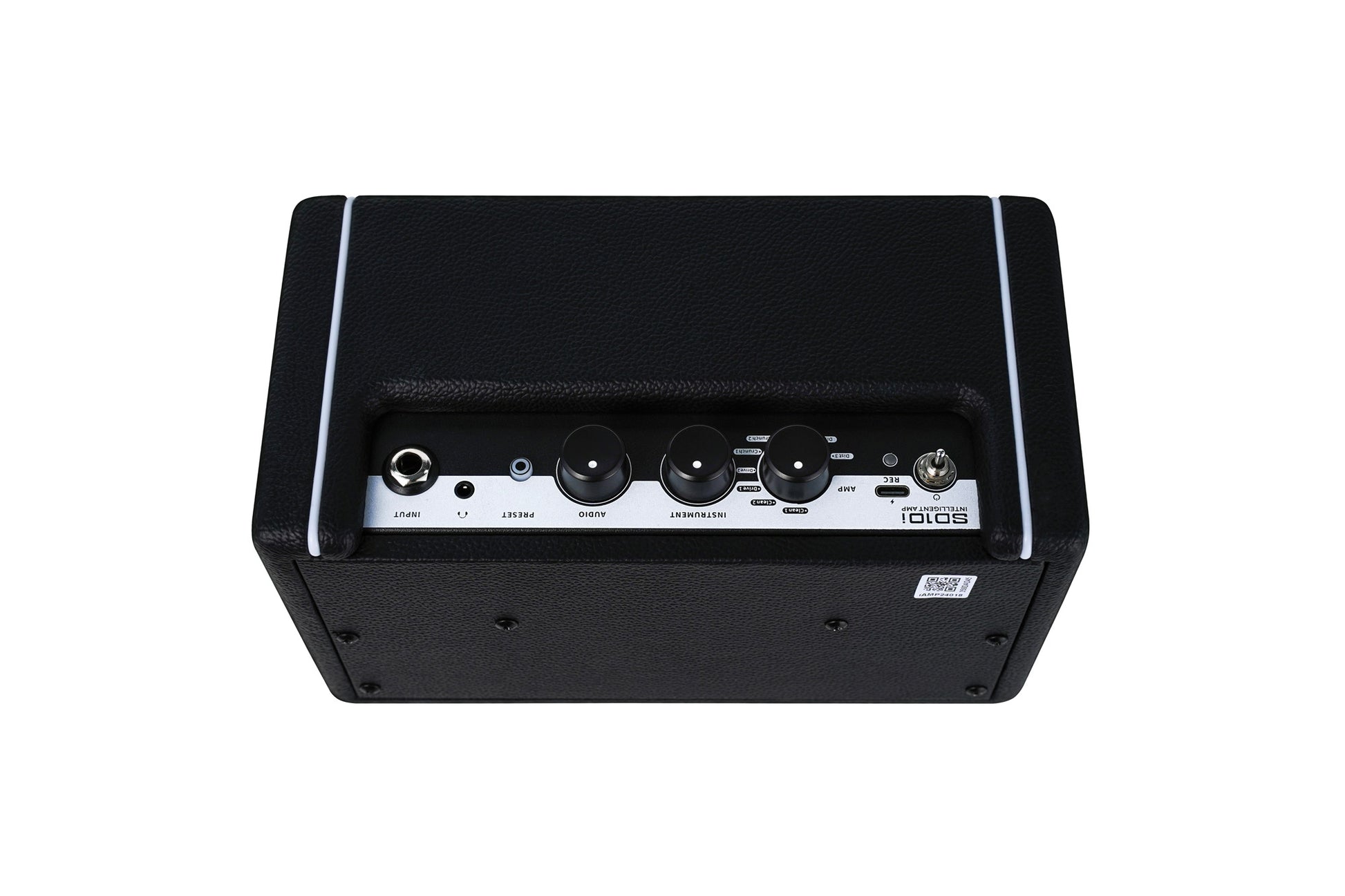 Ampli SD10i, 10W, 2x HP 2", 52 modélisations d'amplis, 25 simulations d'enceintes, 126 effets, sur batterie rechargeable, noir