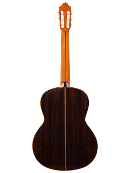 Basse Baritone Quint, 6 cordes, table cèdre massif, éclisses palissandre indien massif, fond palissandre indien, touche ébène