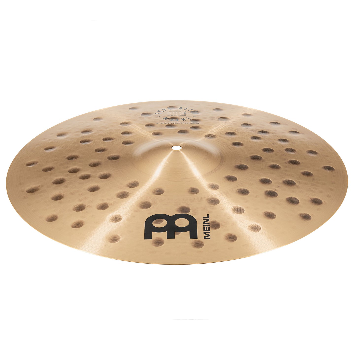 Crash 18" Extra Hammered Meinl Pure Alloy fini traditional martelé