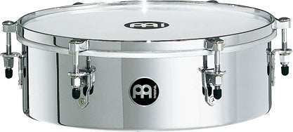 Drummer timbale 13" fût acier, avec attache robuste, chromé