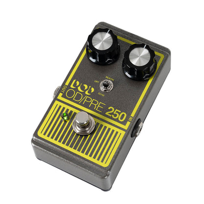 Pédale DOD-250-X, Overdrive avec 3 modes de distorsion, True Bypass, gris