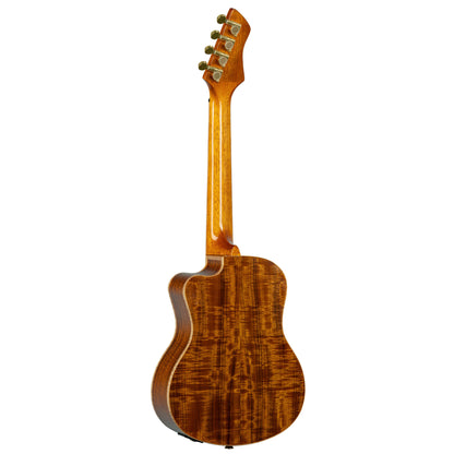 RUHZ30T-BW, modèle Ténor pan coupé, EQ Ortega MagusX/U (rechargeable), table, fond & eclisse acacia massif, housse, naturel