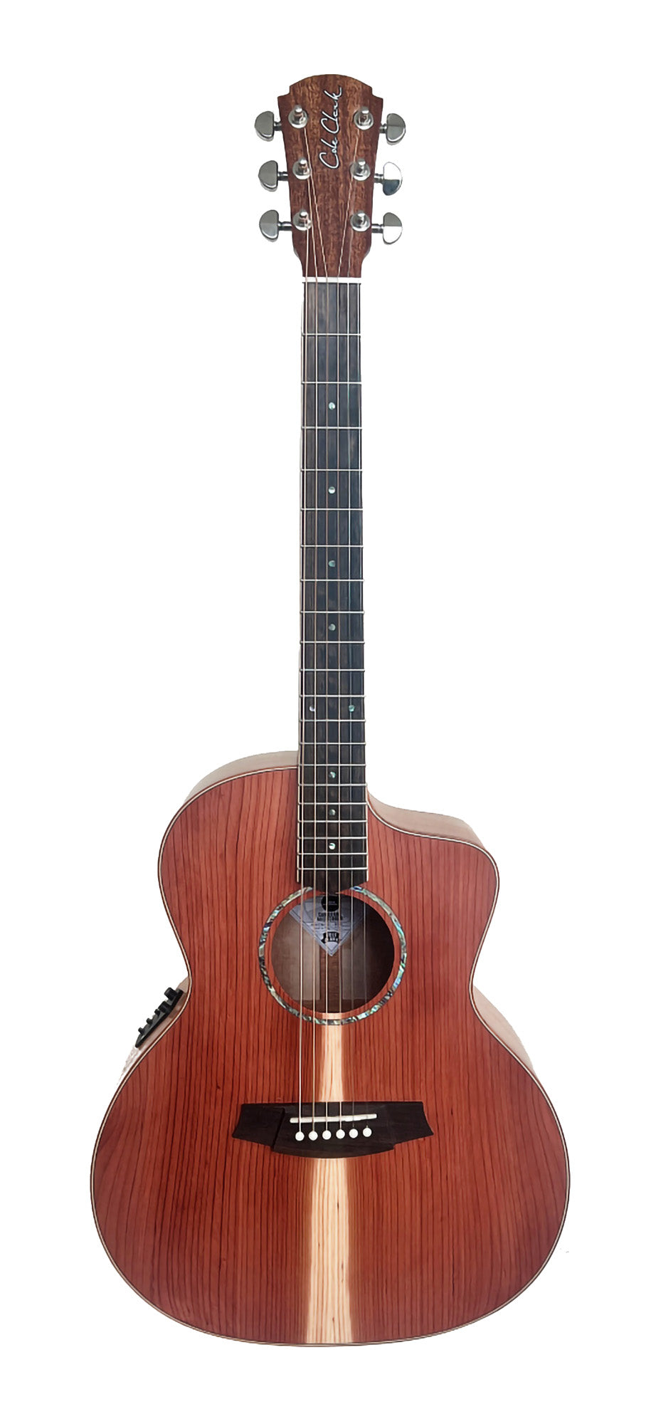 Angel 1 Studio, Grand Auditorium pan coupé, EQ 3 voix PG3, table redwood massif, f/e érable du Queensland massif, housse