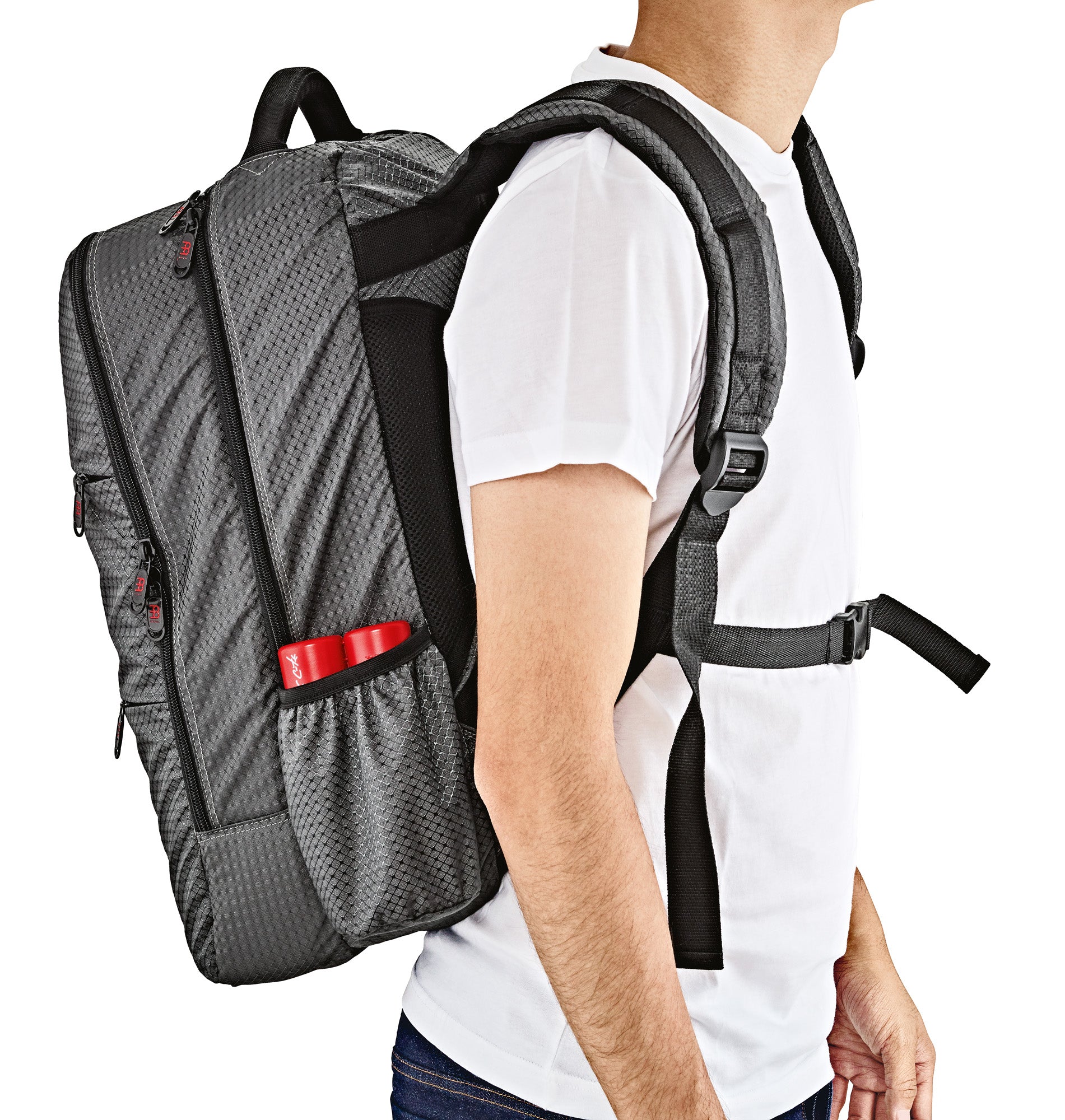 SAC A DOS MEINL PERCUSSION, GRIS CARBONE