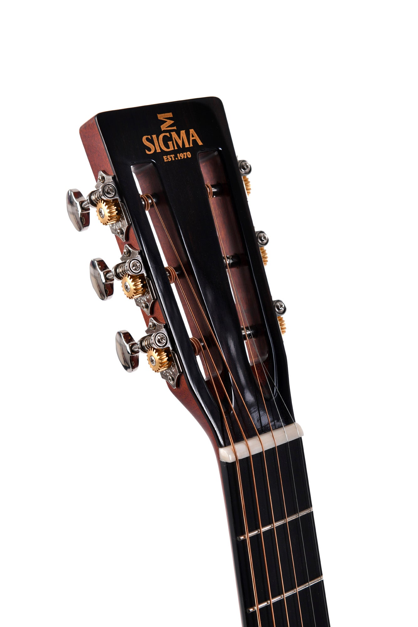 Modèle SDJM-18, Dreadnought, table épicéa massif, f/e acajou massif, touche ébène, tête ajourée, soft case, naturel brillant