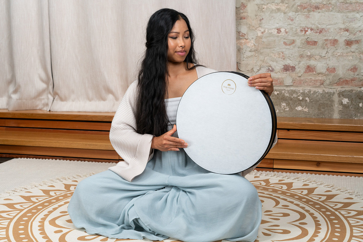 WAVE DRUM SONIC ENERGY 16" BRUN