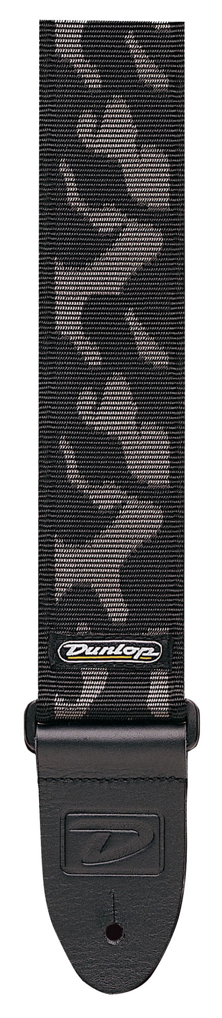 Courroie nylon modèle CAMMO, largeur 5 cm, noir et gris