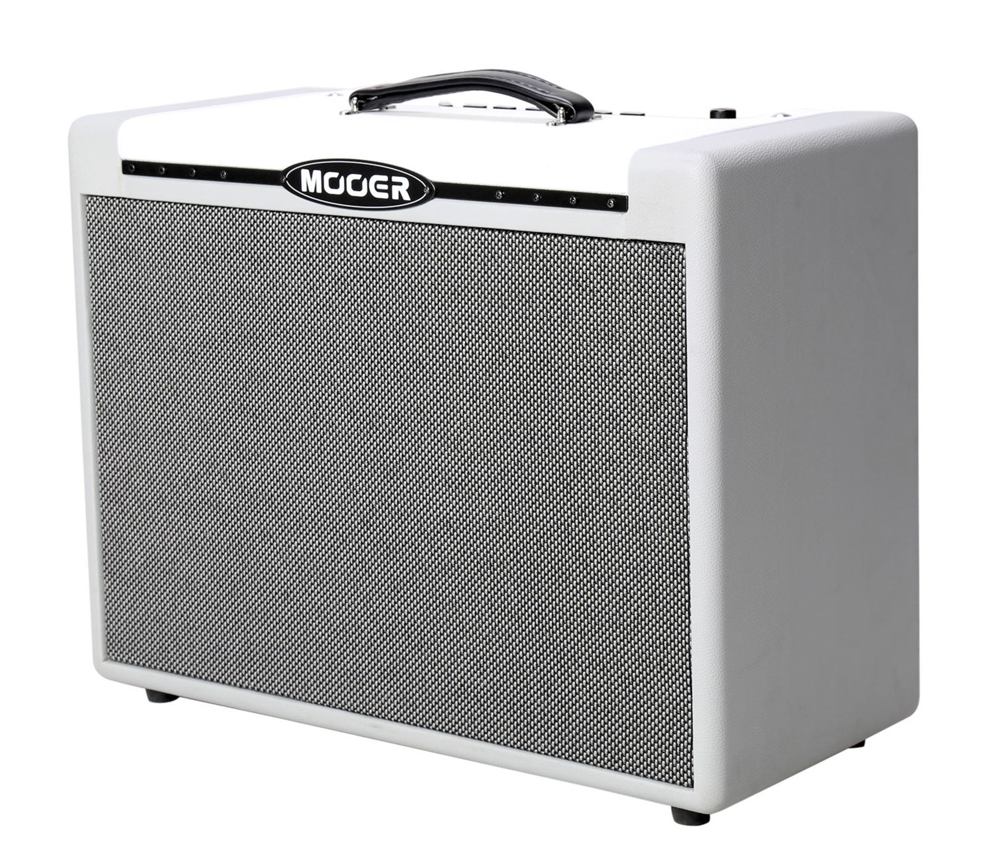 Ampli SD75, 75W, HP 12", 25 modélisations d'amplis, ampli de puissance Class A/B, 28 pédales d'effet intégrées, blanc