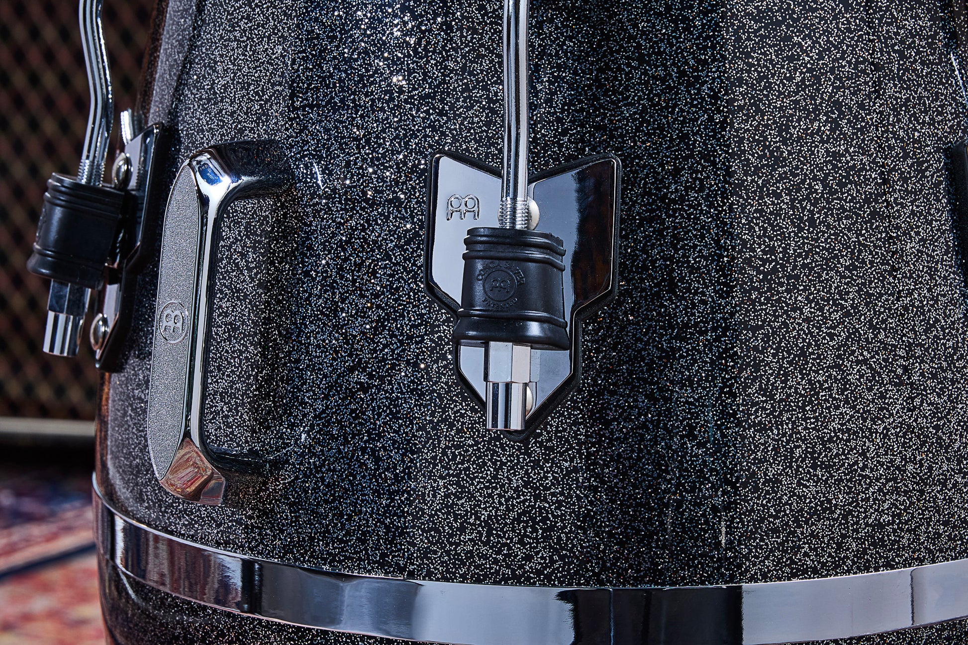 Quinto Diego Galé 11", fût fibre de verre 'premium', hauteur 71.12cm, peau cuir de veau noir, cercles SSR 4mm