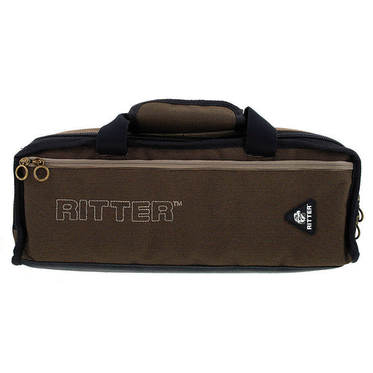 Housse SESSION 7 pour flûte traversière patte d'Ut, marron