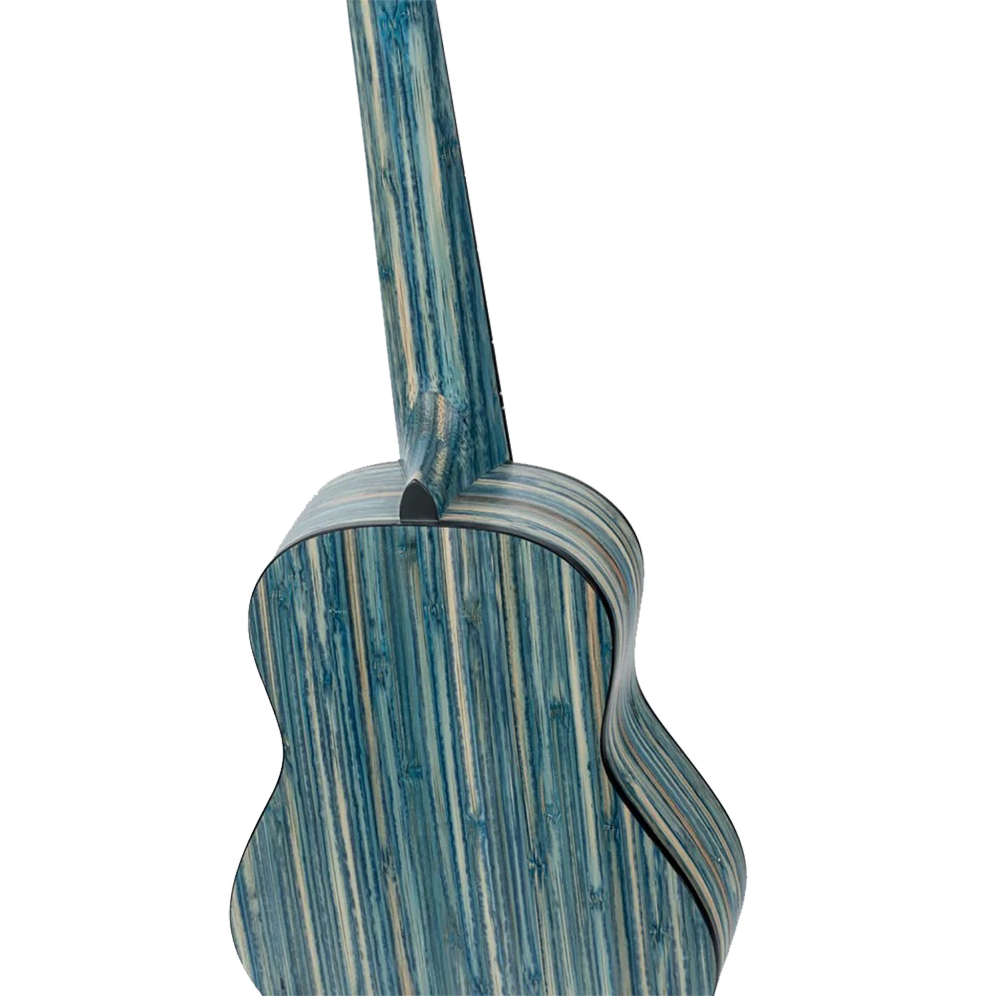 RUSWB-CC, modèle Concert, table bambou massif, fond et éclisses bambou massif, manche bambou, housse, stone washed satiné