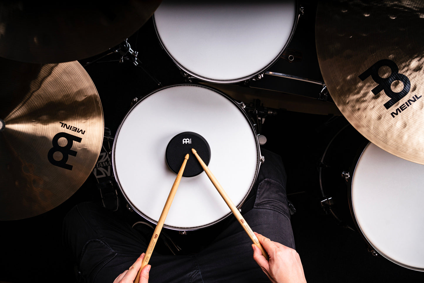 PAD D'ENTRAINEMENT MEINL MARSHMALLOW 4" NOIR