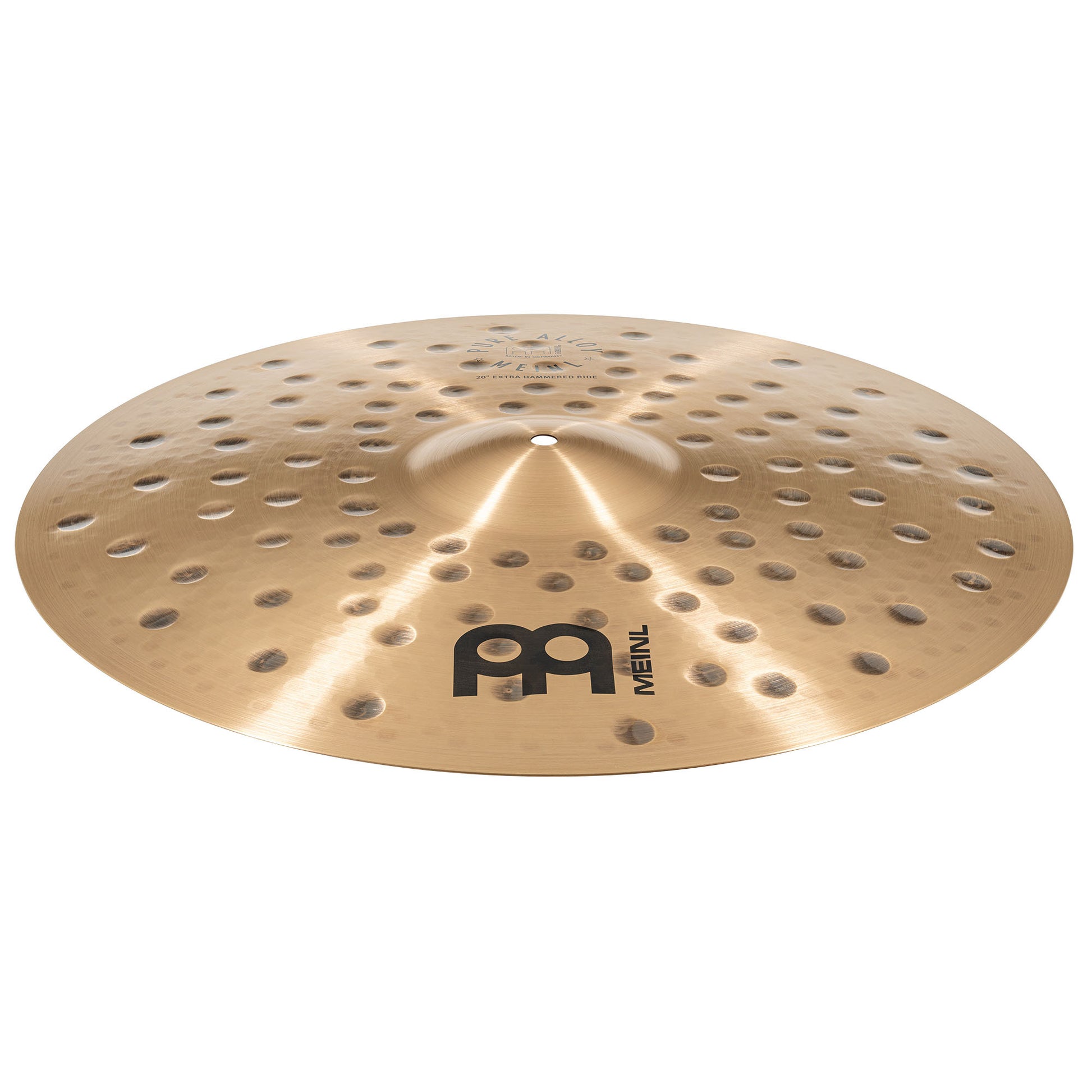 Ride 20" Extra Hammered Meinl Pure Alloy fini traditional martelé